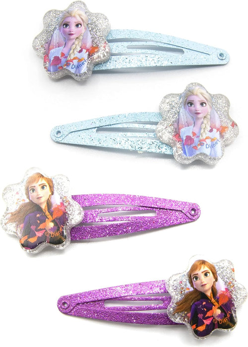 Disney Frozen II 4 Hairclips On Backercard, 5 x 15 cm