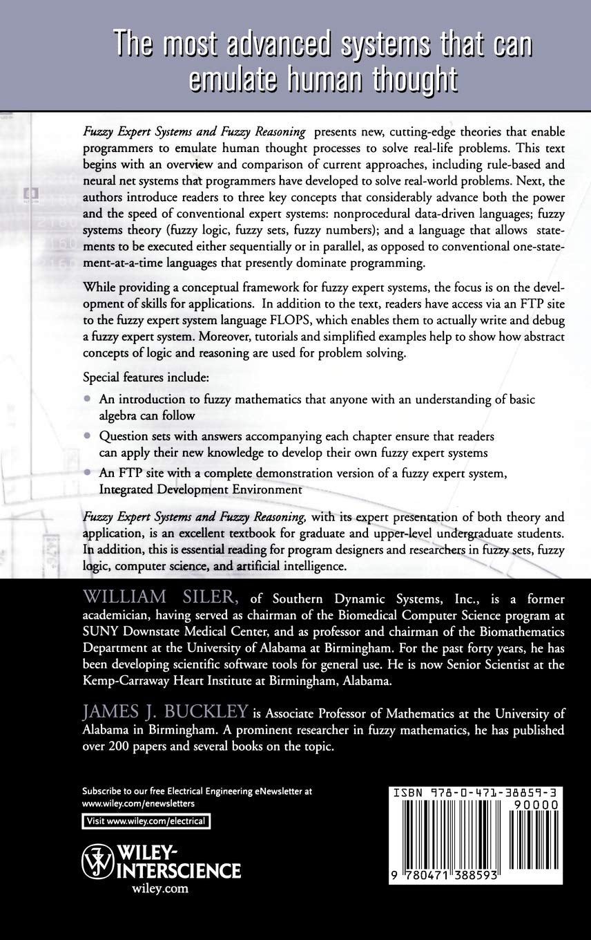 Fuzzy Expert Systems and Fuzzy Reasoning