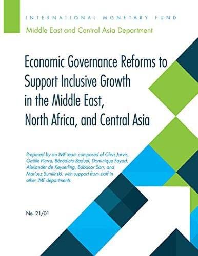 Economic Governance Reforms To Support I