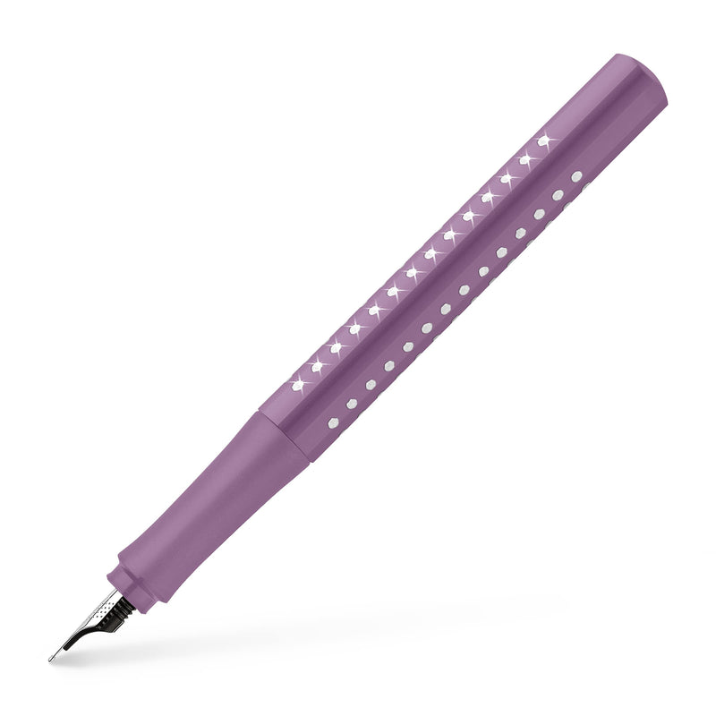 Faber-Castell Fountain Pen Sparkle Violet - M Nib Pink Nib width M