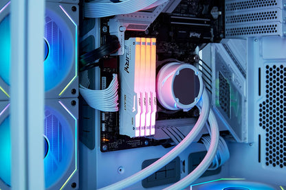 Kingston Fury Beast White RGB 16GB 5200MT/s CL36 DDR5 Expo DIMM | Infrared Syncing | Fury CTRL Software | Overclocking | Plug N Play | AMD Expo | Single Module | KF552C36BWEA-16 White 5200MT/s 16GB