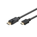Goobay 51957 DisplayPort to HDMI Adapter Cable 1.2, Gold-plated, 2 m Cable Length 2 Meters