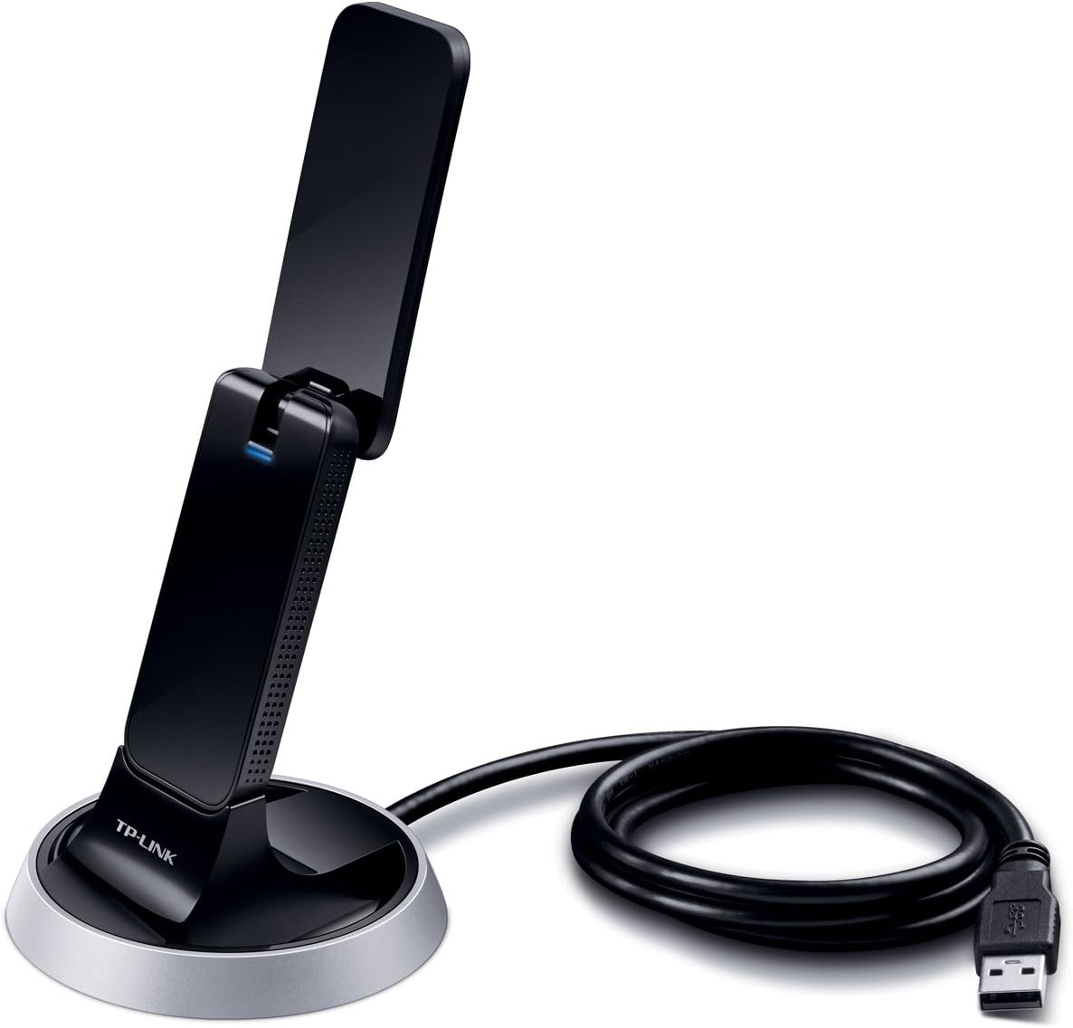 TP-Link AC1900 High Gain Wireless Dual Band USB Adapter for PC, Desktop, Laptop and Tablet (Supports Windows XP/7/8/8.1/10/11, OS X (10.9–10.13), Beamforming Technology, WPS Button) (Archer T9UH) AC1900 Mbps High Gain