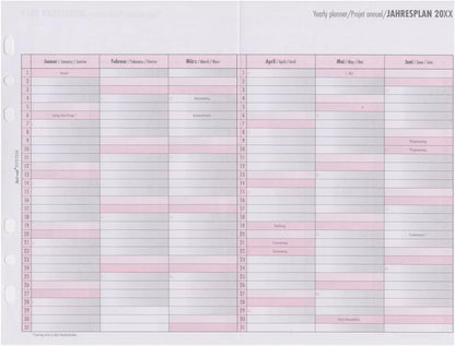 bind Calendar insert 2023 DIN approx. A6 - 1 week / 2 pages