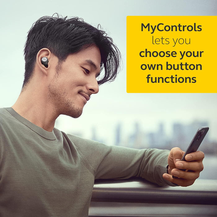 Jabra Elite 85t True Wireless Earbuds - Jabra Advanced Active Noise Cancellation with Long Battery Life and Powerful Speakers - Wireless Charging Case - Black Elite 85t Single Black