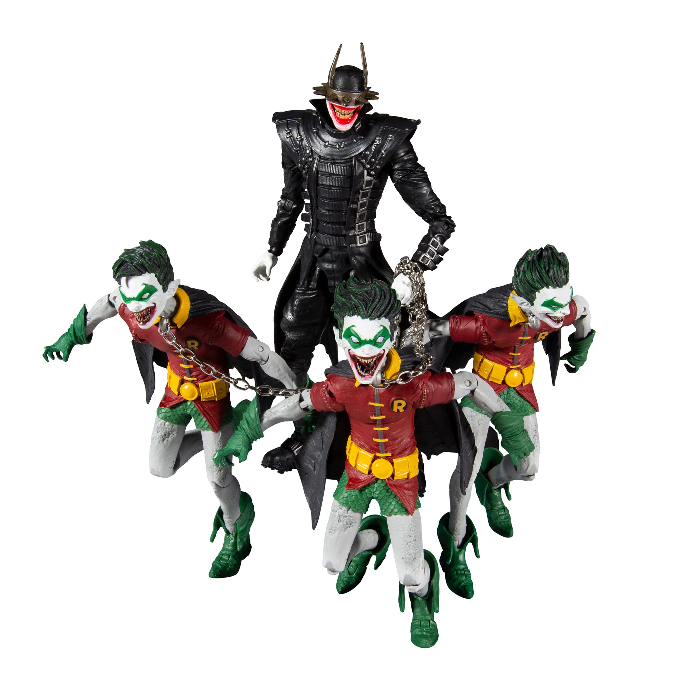 McFarlane TM15456 DC Collector Multipack-Batman WHO Laughs W/Robins of EARTH-22, Multicolor Single