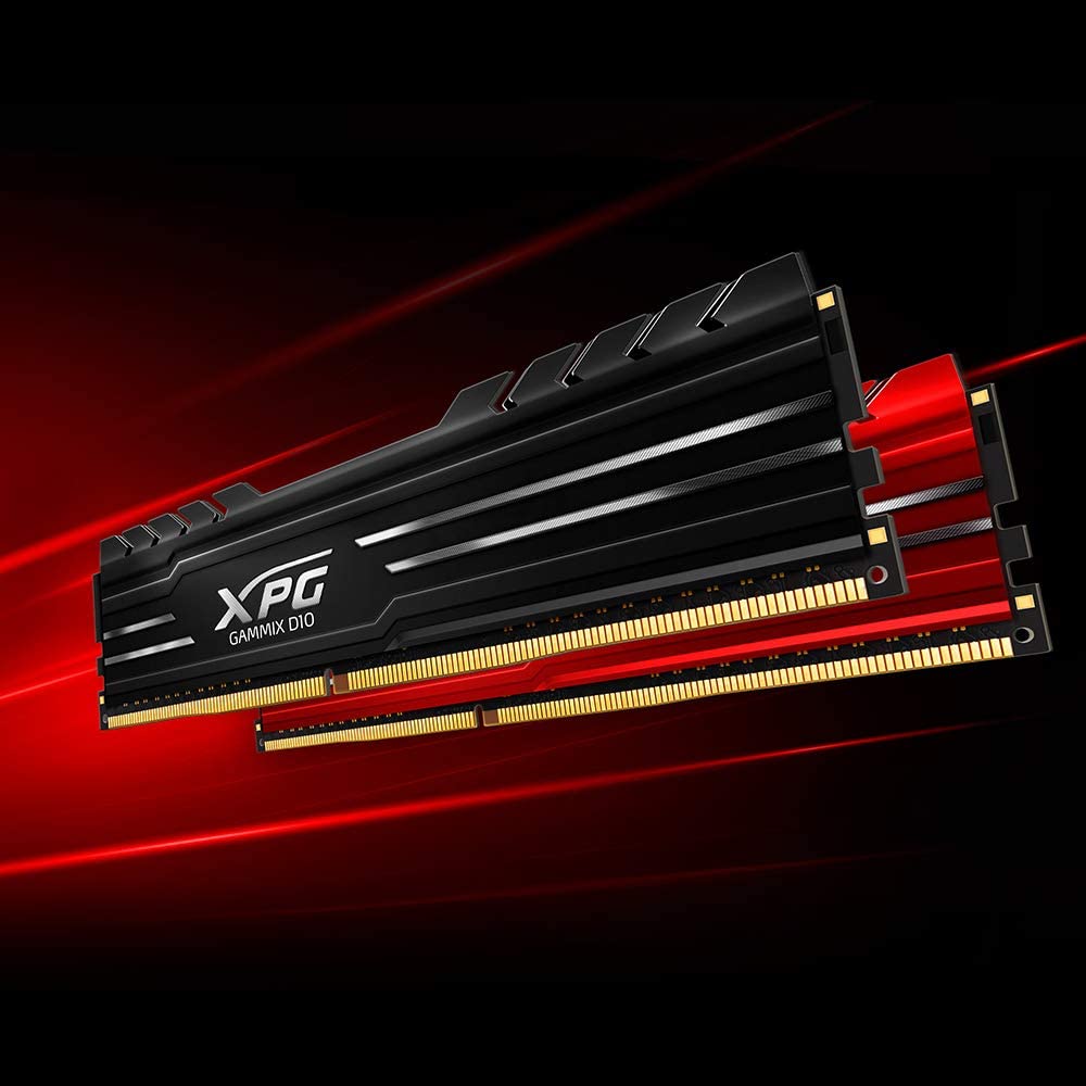 XPG Gammix D10 3200MHz (PC4 25600) 16G (8GBx2) Memory Module Kit Black (AX4U320038G16-DB10) 3200Mhz 16 GB (2 x 8GB) Black