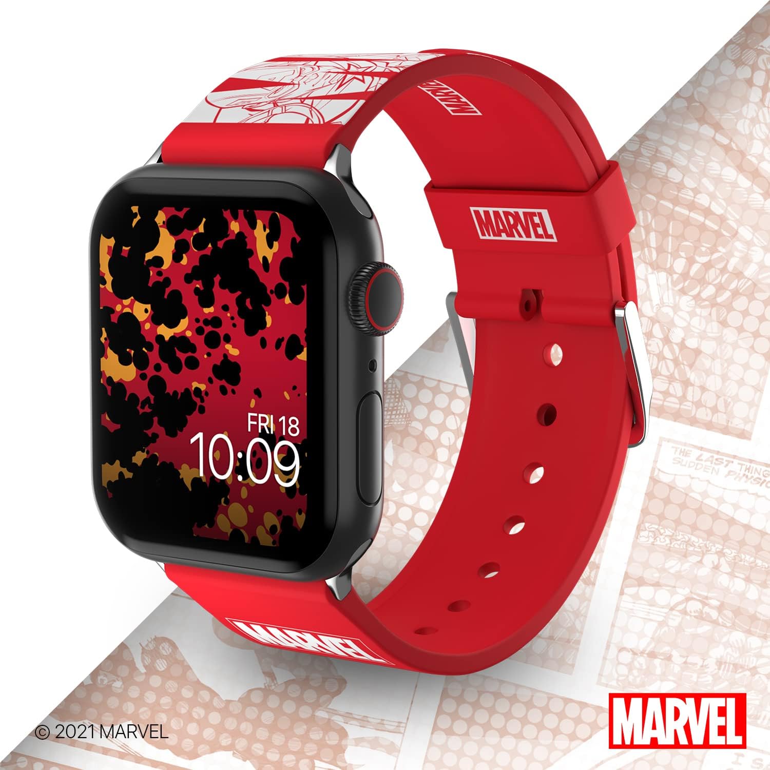 MARVEL – Smartwatch Band - Officially Licensed, Compatible with Every Size & Series of Apple Watch (watch not included) House of Ideas