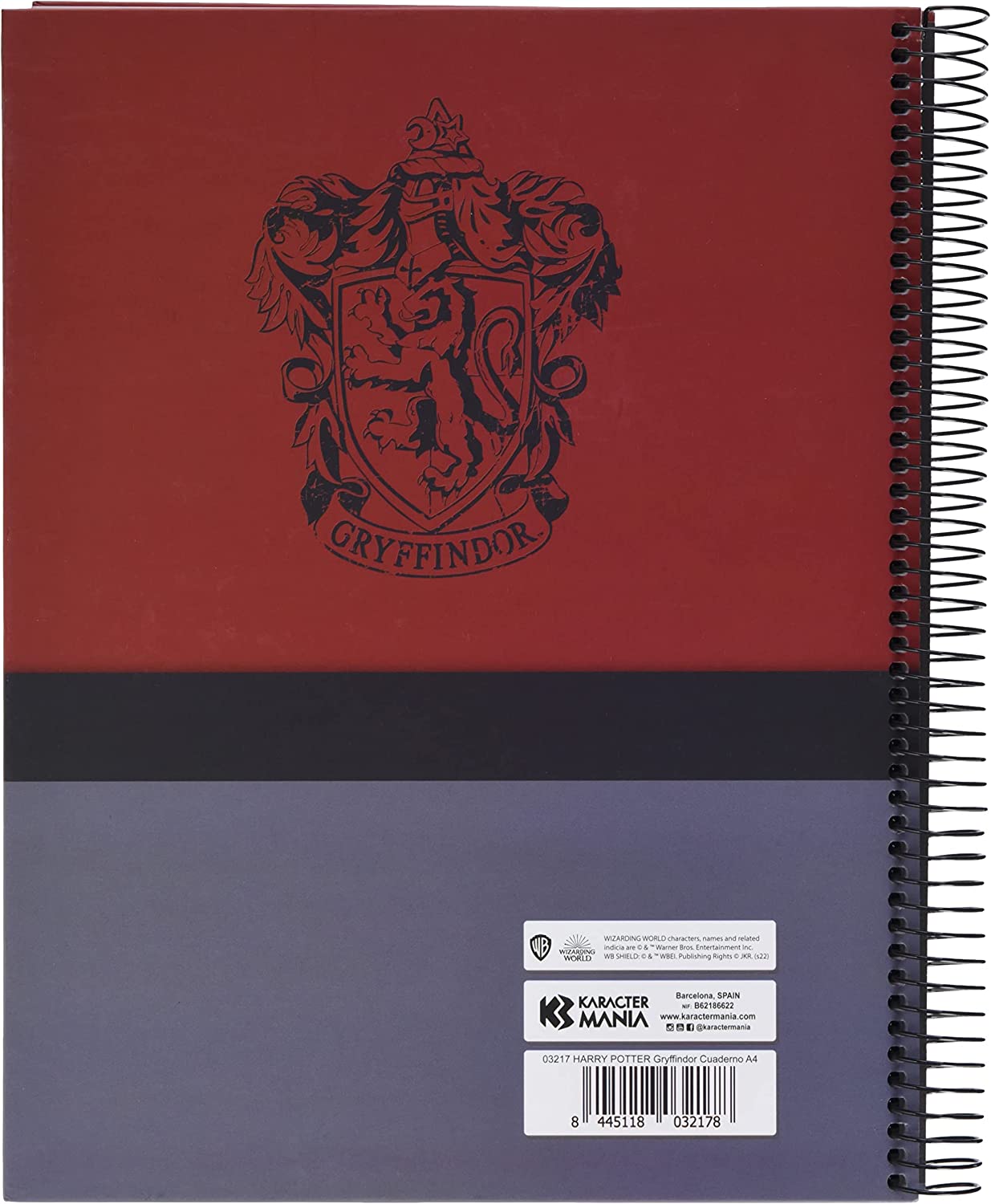 Harry Potter Notizbuch A4 Gryffindor