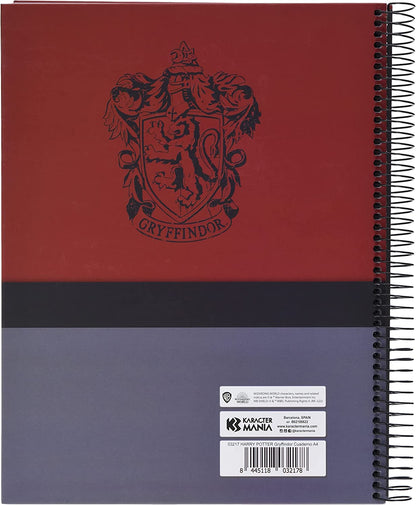 Harry Potter Notizbuch A4 Gryffindor