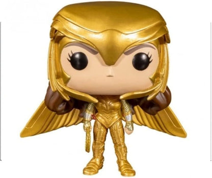 Funko 46661 Pop! Heroes: DC WW84 - Wonder Woman (Metallic Golden Armour Special Edition) #330