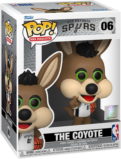 Funko POP Pop! NBA Mascots: San Antonio - The Coyote Multicolor One Size 1 Count (Pack of 1)