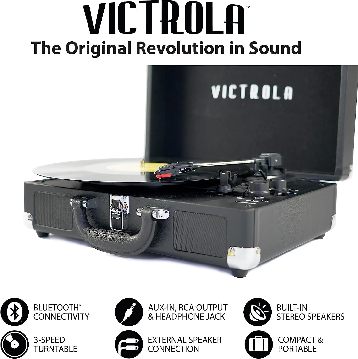 Victrola: Vsc550Bttq Bt Suitcase Turntable Turqoise (Giradischi)