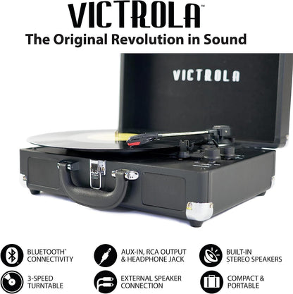 Victrola: Vsc550Bttq Bt Suitcase Turntable Turqoise (Giradischi)