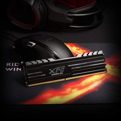 XPG Gammix D10 3200MHz (PC4 25600) 16G (8GBx2) Memory Module Kit Black (AX4U320038G16-DB10) 3200Mhz 16 GB (2 x 8GB) Black