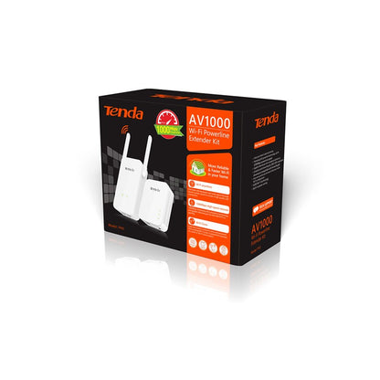 Tenda PH5 network extender Network transmitter White 10, 100, 1000 Mbit/s