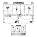 STAR WARS (STAMPS) DESK PAD