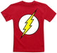The Flash Officially Licensed Emblem Unisex Kids T-Shirt Ages 3-12 Years 8 Years Red