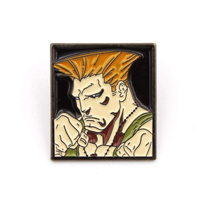 DTR Street Fighter Pin Badge Guile Pins Brooches