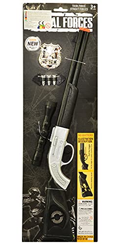 Ginmar: Maschio - (308B) - Set Fucile Polizia Suono Mecc. C/Acc.