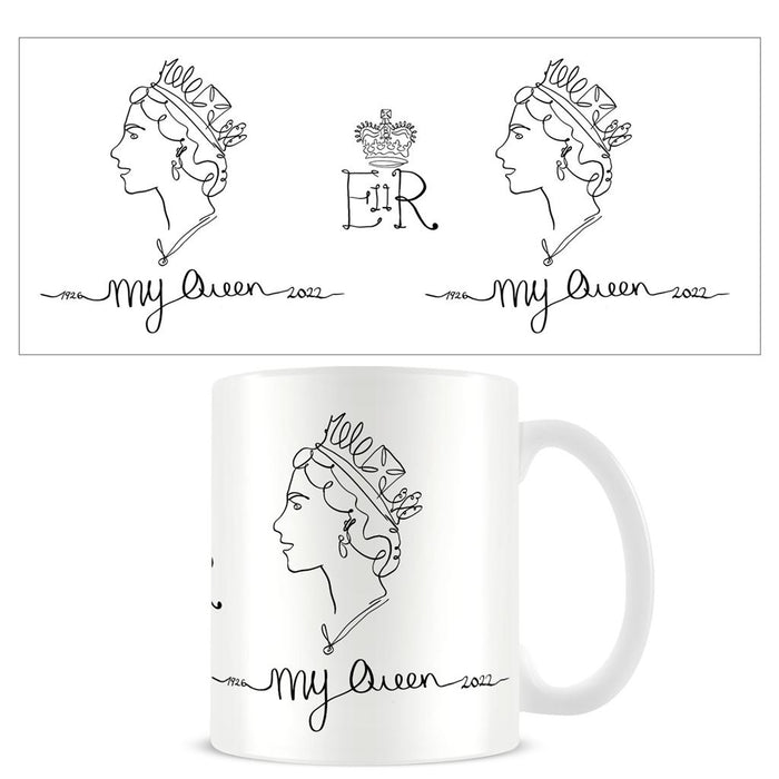 MY QUEEN LINE DRAWING 11OZ EVERYDAY MUG