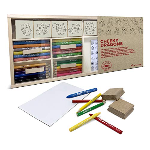 Multiprint 75926 - Scatola Legno Grande - Cheeky Dragons