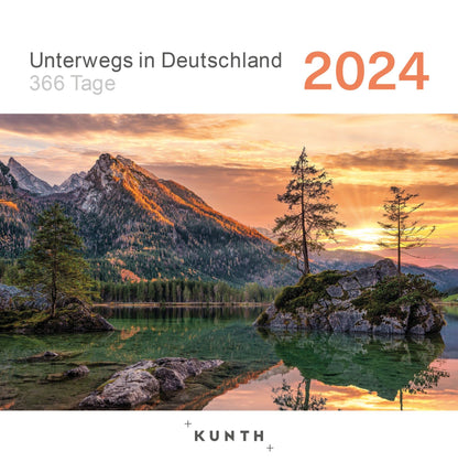 KUNTH Tischkalender TagesabreiBkalender Unterwegs