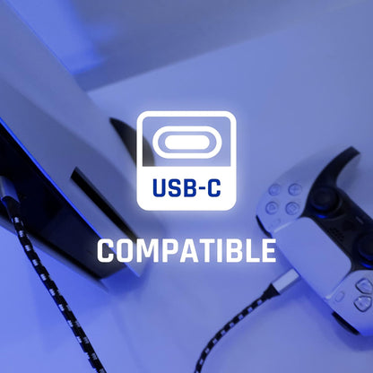 Snakebyte SB916113 USB cable 5 m USB 2.0 USB A USB C Black, White