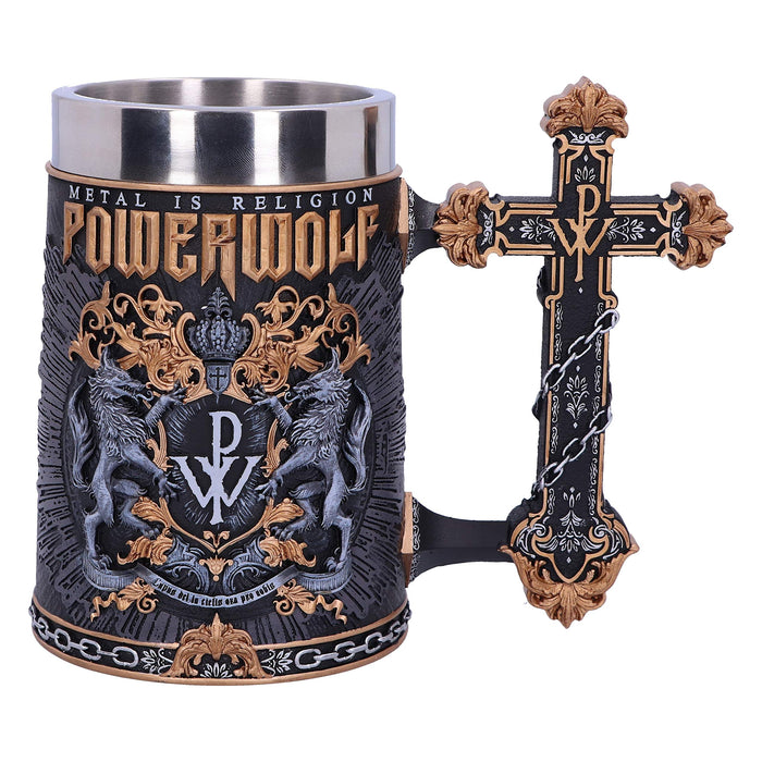 POWERWOLF - Officially Licensed Powerwolf Metal Is Religion Rock Band Tankard