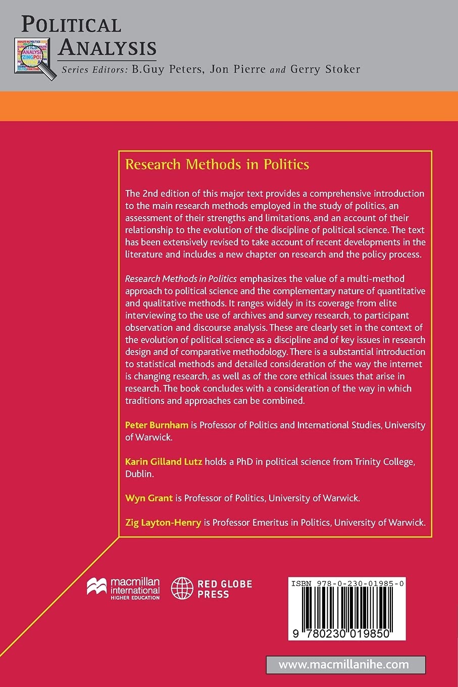 Research Methods in Politics