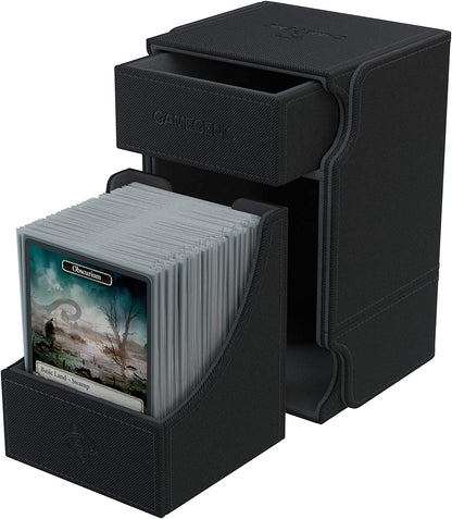 Gamegenic Deck Box: Watchtower Convertible Black (100ct)
