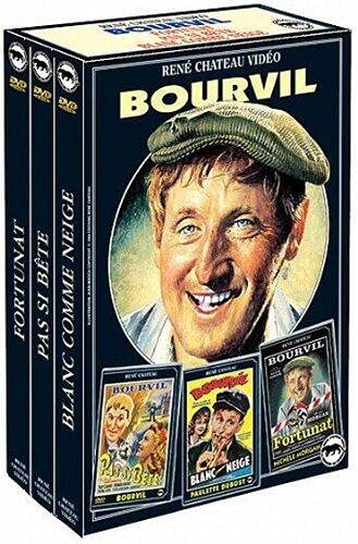 Coffret bourvil 3 films : fortunat ; pas si bête ; blanc comme neige