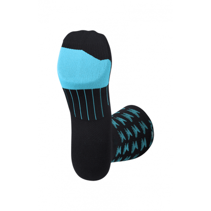 M2O Bolt Crew Plus Compression Sock Black/Blu M