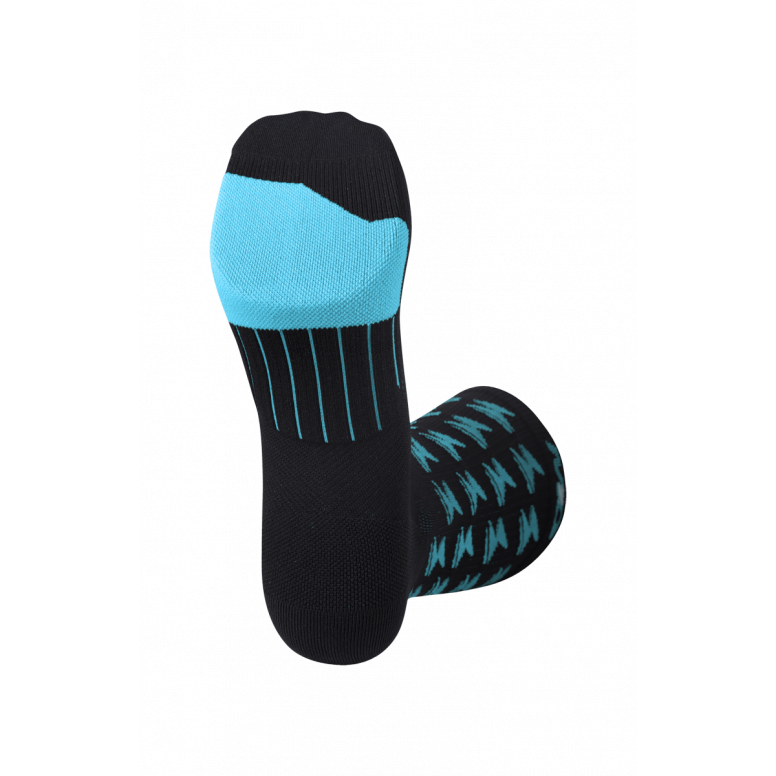 M2O Bolt Crew Plus Compression Sock Black/Red M