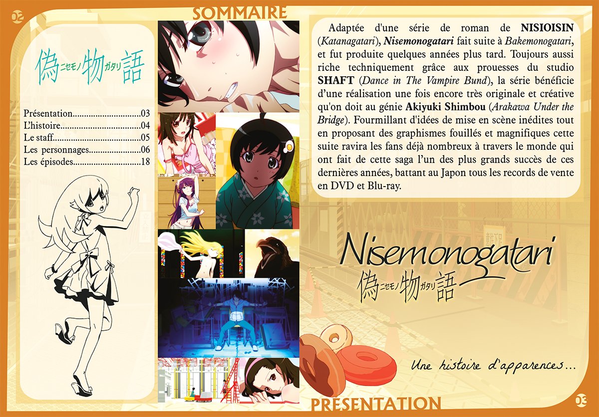 Unbekannt NISEMONOGATARI - Intégrale - Coffret Blu-Ray + Livret - Edition Saphir