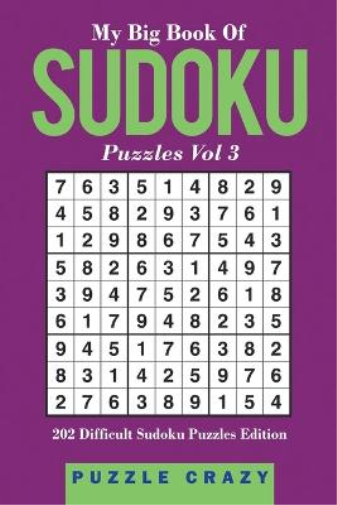 My Big Book Of Soduku Puzzles Vol 3