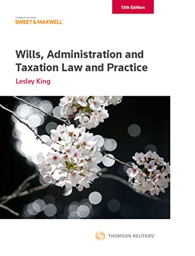 Wills, Administration and Taxation Law and Practice