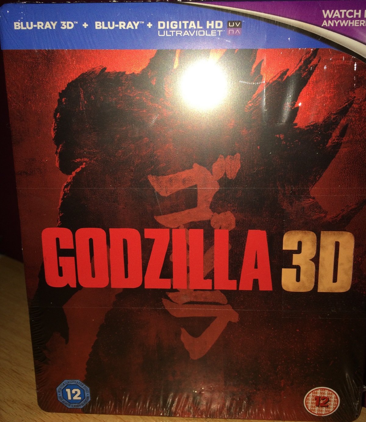 Godzilla Steelbook (Blu-ray 3D + Blu-ray)