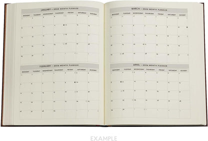 Safavid Indigo (Safavid Binding Art) Ultra 18-month Dayplanner 2024