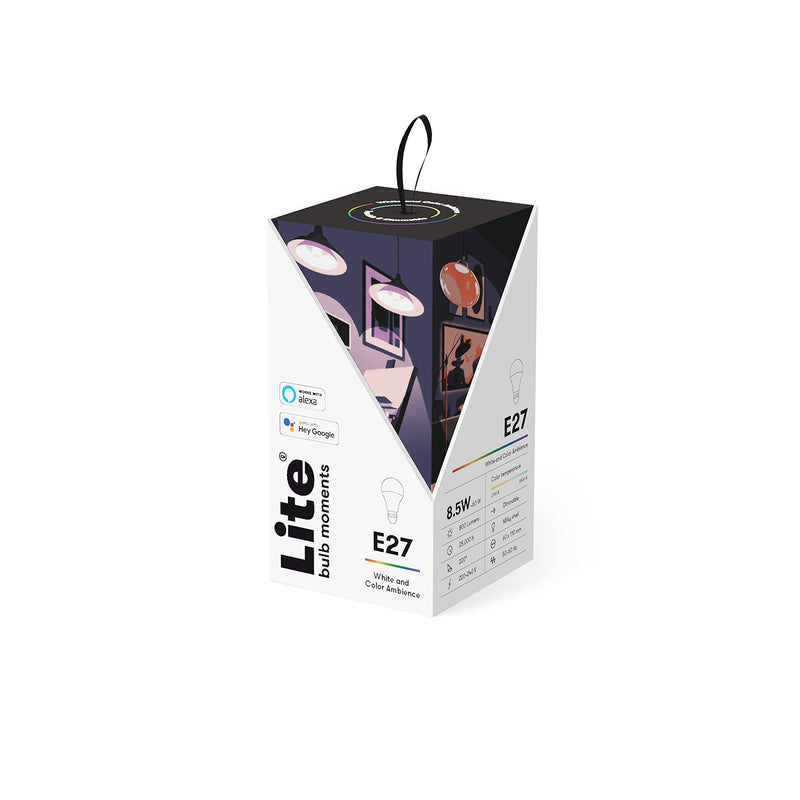 Lite Bulb Moments - White & Color Ambience (Rgb) E27 Bulb - Single Pack