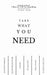 Take What You Need