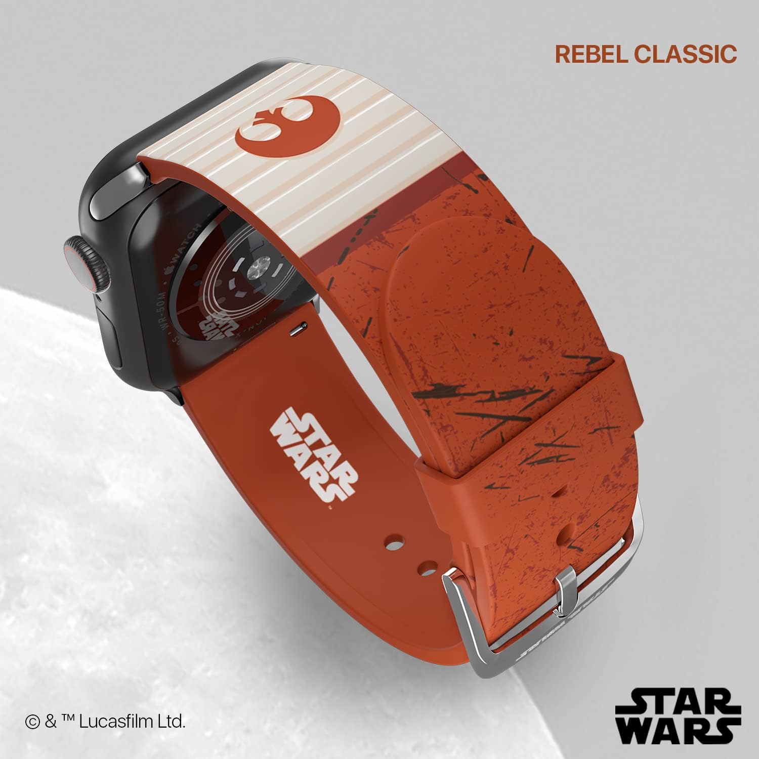 Star Wars Set – Rebel Classic & Finn Smartwatch Bands – Officially Licensed, Compatible with Every Size & Series of Apple Watch (watch not included)