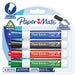 Paper Mate Low Odour Whiteboard Markers, Bullet Tip, Assorted Ink Colours, 4 Count assorted colours 4 count bullet tip