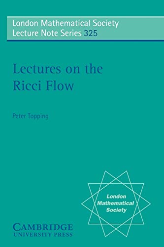 Lectures on the Ricci Flow