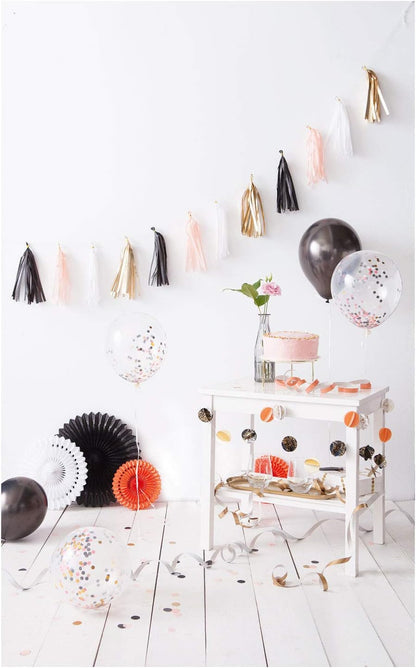 folia 45401 Party Decoration Adults, 15 Pieces, Set with Streamers, Garlands, Balloons Decorations, Beautiful Equipment for Birthdays, Parties and Many Other Occasions
