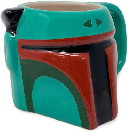Star Wars (Boba Fett) Sculpted Mug Multicolored 1 Count (Pack of 1)