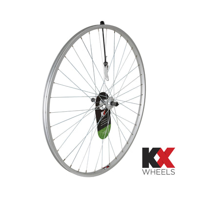 KX Hybrid 700C Singlewall Q/R Screw On Wheel Rim Brake (Rear) - Black