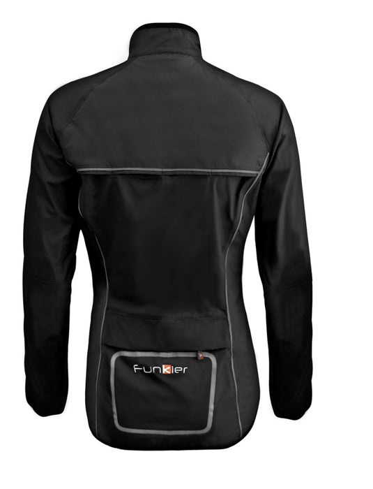 Funkier Storm WJ-1403 Ladies Waterproof Jacket in Black - Medium
