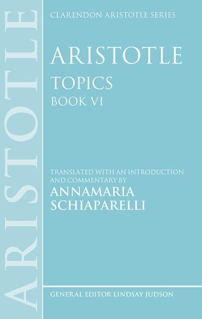 Aristotle Topics Book Vi