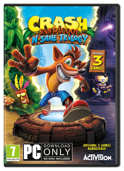 Crash Bandicoot N. Sane Trilogy (PC Code in Box) PC Crash Bandicoot N. Sane Trilogy